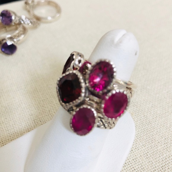 Stackable rings genuine gemstones - Picture 10 of 16